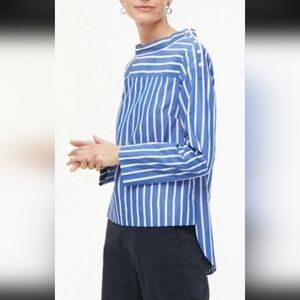 Blue Striped Women's Top